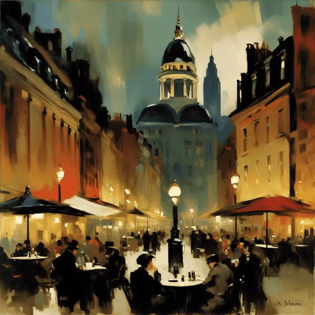 Cafe du Dome – Robert Henri